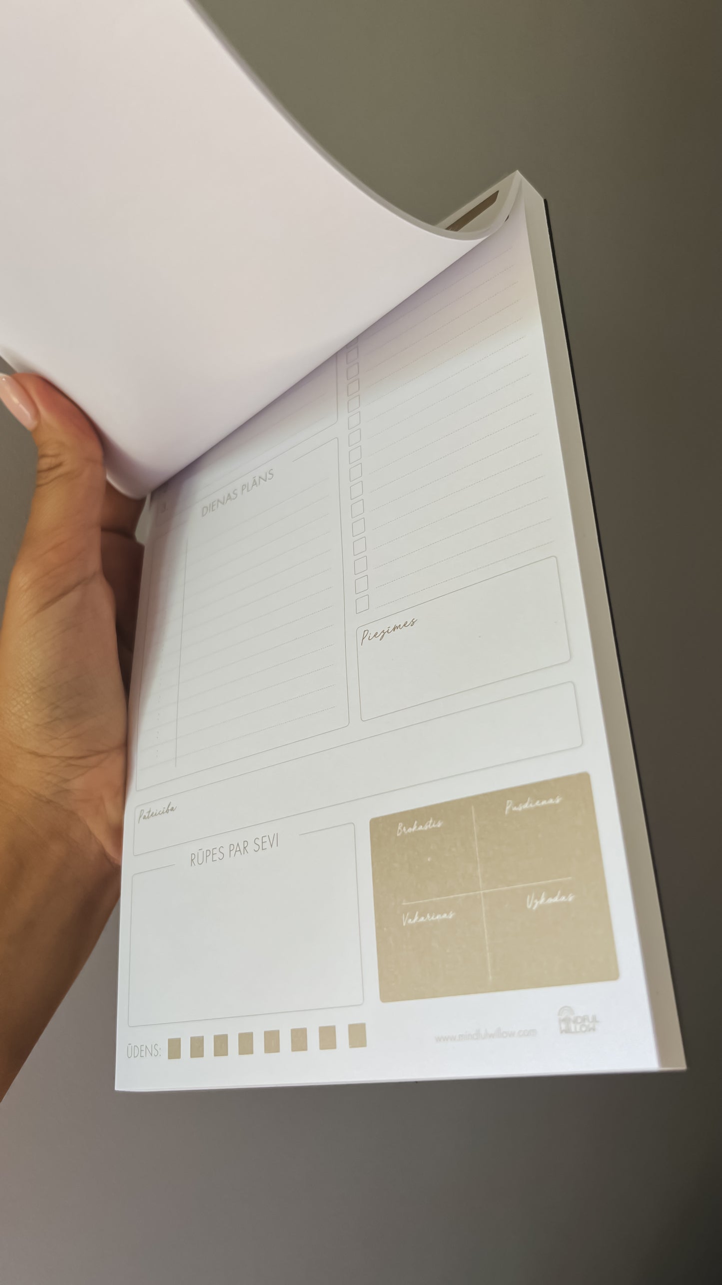 Undated Daily planner pad - A5, 95 pages