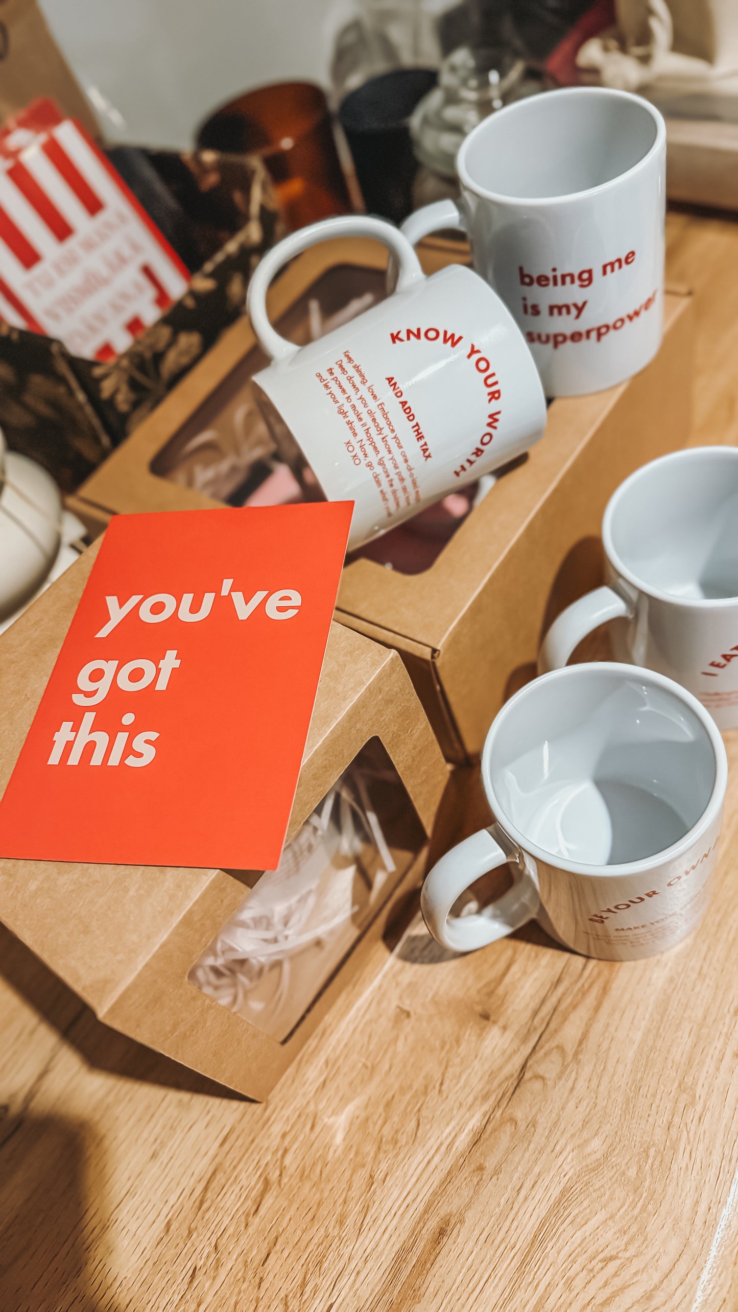 Mug "Know your worth and add the tax"