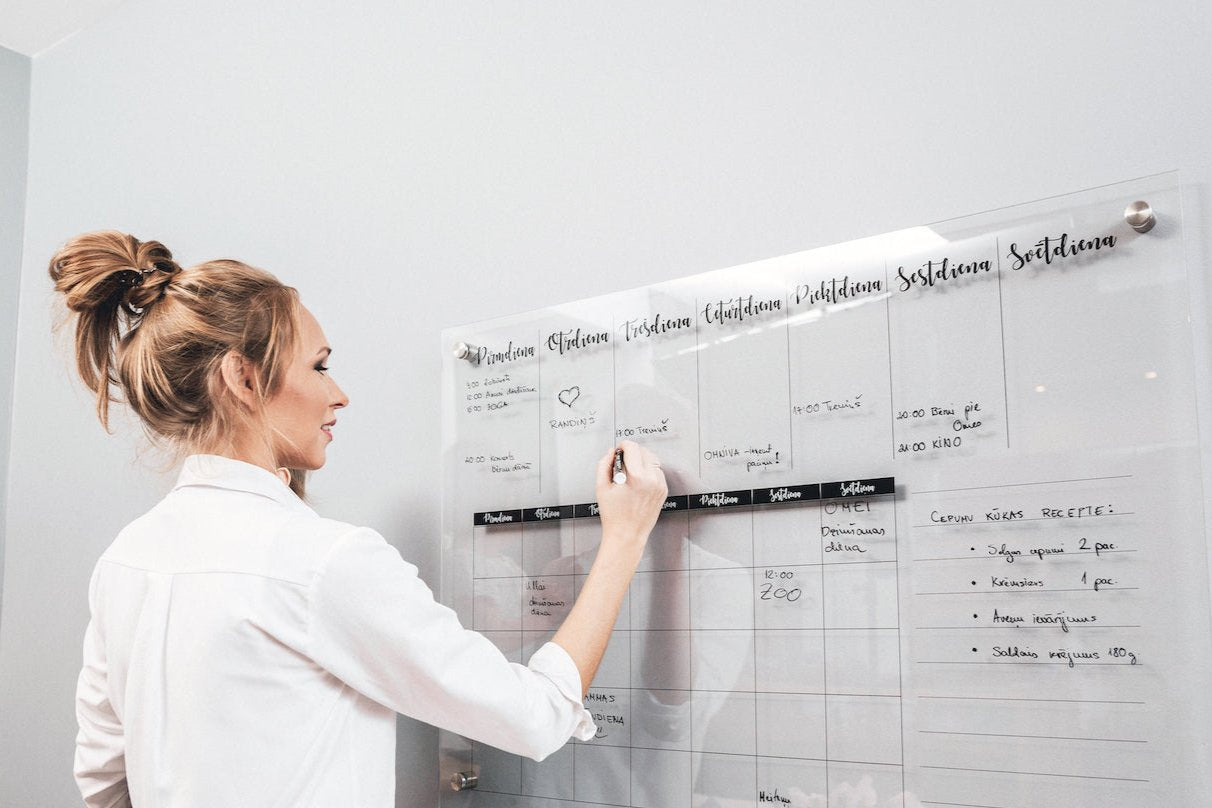 Acrylic Wall Planner "CLEAR VISION" - HUGE