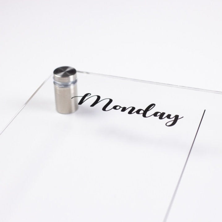 Monday planner