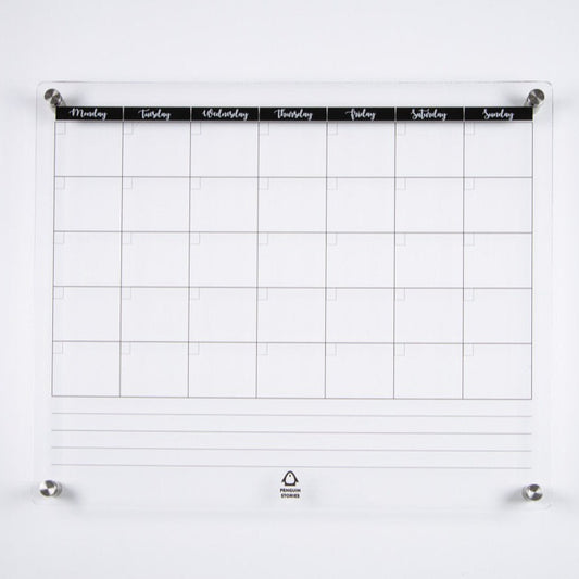 LARGE Acrylic Wall Planner "MY PERFECT MONTH"