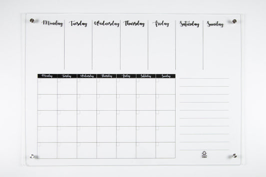 HUGE Acrylic Wall Planner "CLEAR VISION"